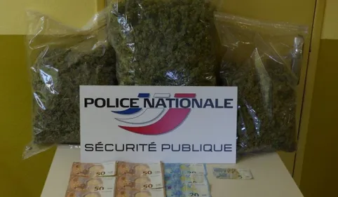 Plus de trois kilos d'herbe saisis à Mazamet