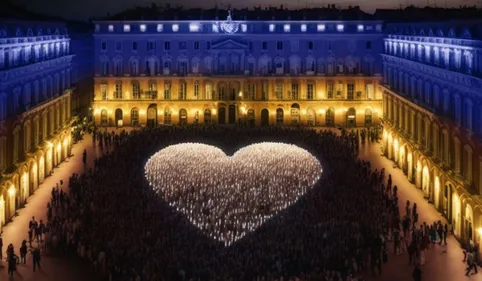 Flash mob, animations.. Un an après la guerre, Toulouse se mobilise...