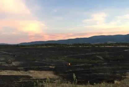 Incendie sur le causse : pas de blessés mais 100 hectares détruits