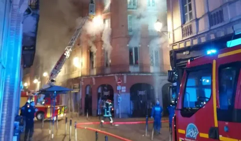 Feu d'appartement dans l'hyper centre de Toulouse : au moins deux...