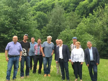 Les travaux de la passerelle d'Hautpoul ont officiellement commencé.