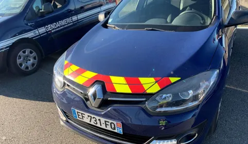 Une voiture de gendarmerie percutée volontairement  : une scène...