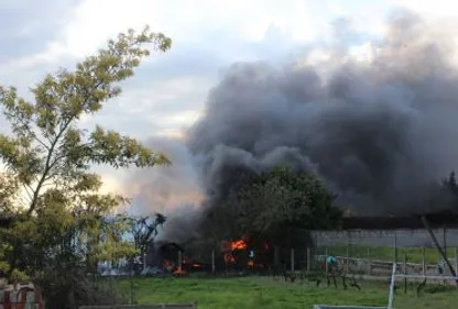 Violent incendie à Montech