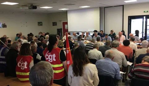 Manifestation au conseil communautaire de l’agglomération Gaillac...