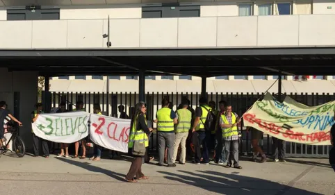 Les professeurs du collège d'Auterive toujours en grève