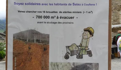 Stop Mine Salau dénonce "une mascarade"