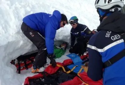 Au coeur d'une avalanche à Peyragudes