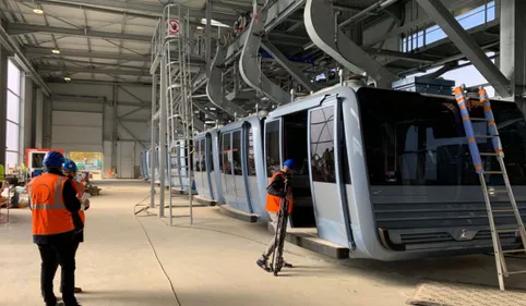 La cabine du futur téléphérique urbain présentée aux Toulousains