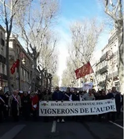 Manifestation de viticulteurs à Carcassonne ce mercredi 