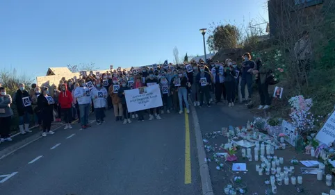 300 personnes lors de la marche "Justice et Vérité" en hommage à...