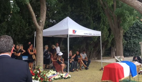 Saint-Estève : Inhumation de Benjamin Quiles dans son village...