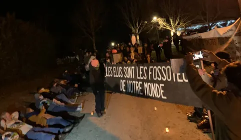 Autoroute Castres-Toulouse : le happening des opposants 