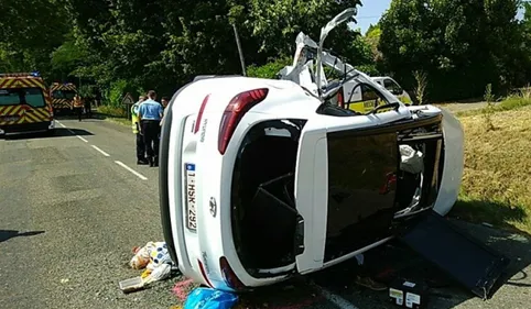 Terrible accident à Montaigu-de-Quercy : 3 morts et deux blessés 