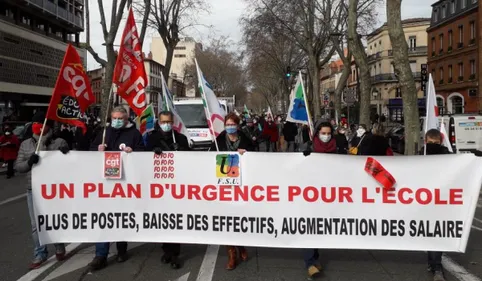 Toulouse : les enseignants manifestent pour plus de moyens 