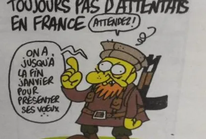 Le dernier dessin de Charb, dessinateur à Charlie Hebdo.