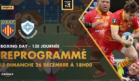 Perpignan/Castres à 18h