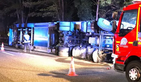 Comminges. Accident impressionnant sur l'A64 : le camion traverse...