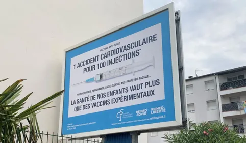 De la désinformation "anti-vax" affichée à Toulouse et Saint-Orens...