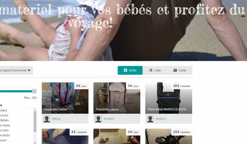 "BabyHop" : une plateforme collaborative toulousaine pour louer du...