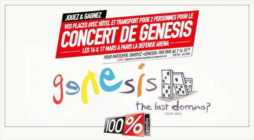 Gagnez le concert « The Last Domino Tour » de GENESIS