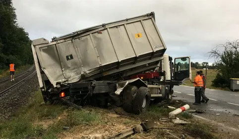 Labruguière : Collision entre un camion et un TER