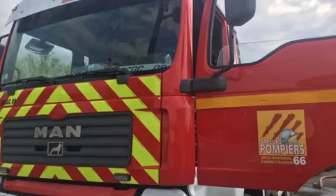 Accident d'un semi-remorque sur l'A9, la sortie Perpignan Sud fermée