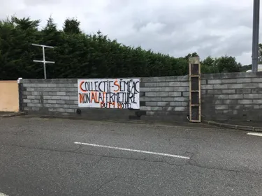 Séméac : un mur pour s'opposer à la création du centre d'accueil...