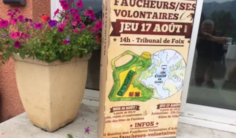 Foix : 20 faucheurs volontaires devant les juges.