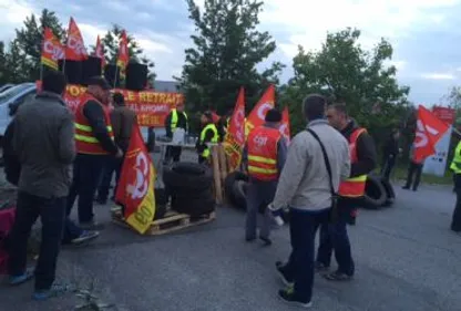 Action coup de poing des anti-Loi Travail 