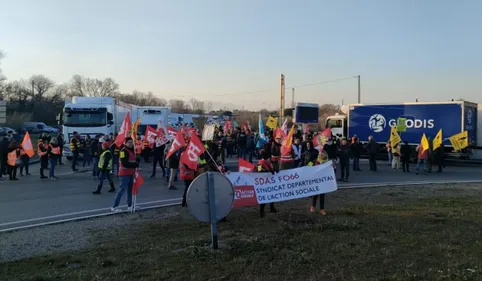 Opération "France à l'arrêt" : à Perpignan, les manifestants ont...