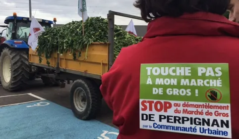 Perpignan : Les agriculteurs disent non à la vente d'une partie du...