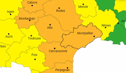 Vigilance orange neige-verglas pour 7 départements d'Occitanie ce...