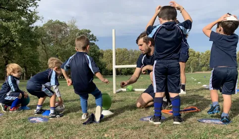 Castres. Les tout-petits se mettent aussi au rugby 