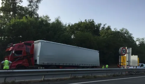 Un bouchon monstre après un double accident sur l'A68