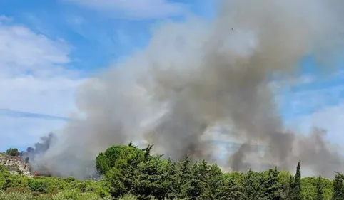Un incendie en cours près de Gruissan