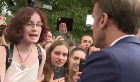 E. Macron interpellé par une lycéenne : la gendarmerie du Tarn lui...