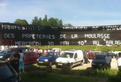 Inquiétude à l'usine de La Moulasse