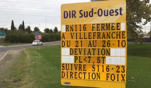 La déviation de la RN116 perturbe le quotidien de communes du...