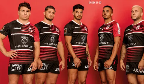 Le maillot 2021-2022 du Stade Toulousain en mode "vintage" 