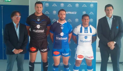 Rugby : Les nouveaux maillots du Castres Olympique dévoilés