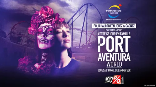 Gagnez Halloween à PortAventura World en famille !