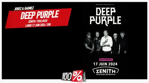 Gagnez vos invitations pour DEEP PURPLE  à Toulouse