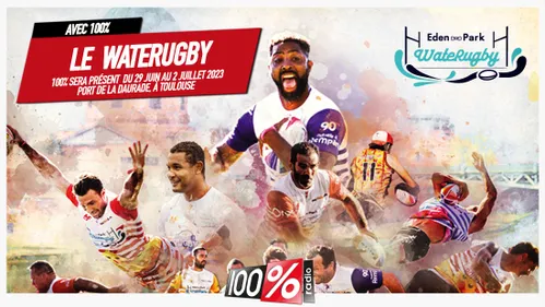 100% partenaire du Waterugby à Toulouse