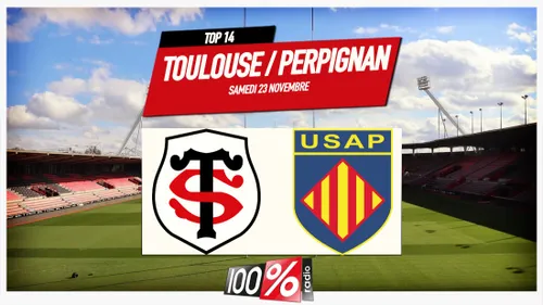  100%RADIO présent pour le match STADE TOULOUSAIN / USAP !