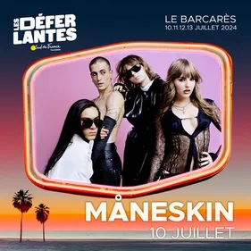 Le groupe italien Måneskin en ouverture du festival Les Déferlantes...
