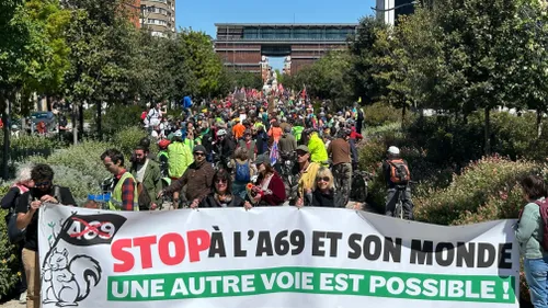 A69 : Mobilisation des anti A69 dans les rues de Toulouse ce dimanche