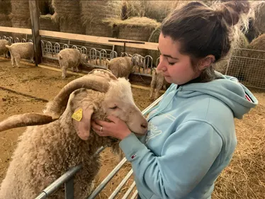 Tarn. "C'est la ferme de mes rêves", près de Castres, Crystele...