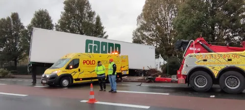 Mazamet. Circulation fortement perturbée après la sortie de route...