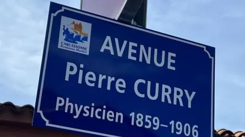 Bourde à Carcassonne. Une avenue "Pierre Curry" en hommage au prix...