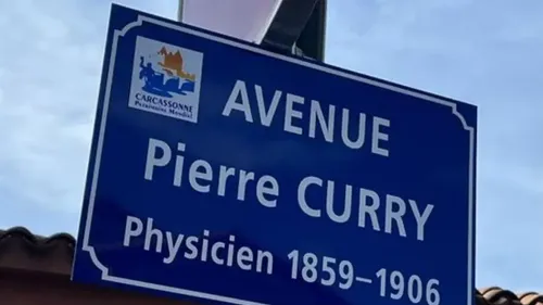 Carcassonne : les plaques de rue erronées "Pierre Curry" finalement...